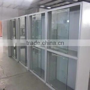 Steel Glass Door Metal Cabinet thumbnail-1