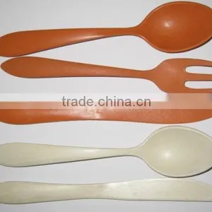 100% Natural Eco-friendly Cutlery Set(fork,knife, Spoon) thumbnail-1