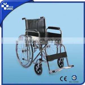 High Quality Chromed Steel Manual Wheelchair thumbnail-5