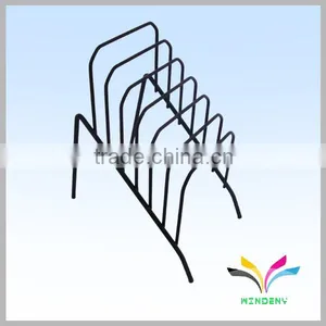 Black Cheap Office Use China Suppliers Wire Metal Commercial Newspaper Stands thumbnail-1