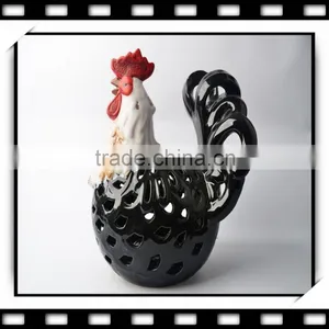 Cock Design Ceramic Candle Holder&2 thumbnail-1