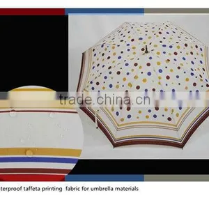 Poly Waterproof Taffeta Printing Fabric for Umbrella Materials thumbnail-1