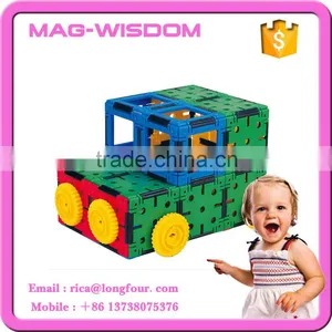 Magnetic Connecting Building Blocks Home Play thumbnail-4