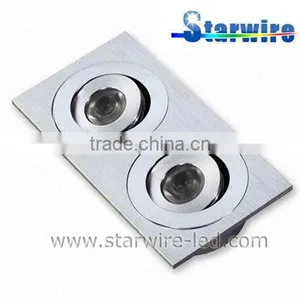2 x 3W/1W Rectangle Downlight thumbnail-1