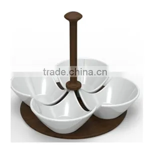 New Style Fashion 4 Pcs Porcelain Snack Dish Plate thumbnail-1