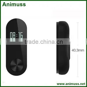 2016 New Premium OLED Screen Original Xiaomi Mi Band 2 Smart Wristband Heart Rate Fitness Bracelet Support Whatsapp Facebook Quality Choice thumbnail-4