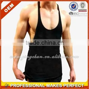 Custom Blank Crop Muscle Fittness Tank Top Plain (YCT-C0170) thumbnail-2