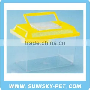 Practical Plastic Pet Case With Carrying Handle thumbnail-1