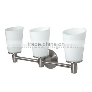 UL CUL Listed 3 Head Hotel Vanity Wall Bathroom Light With Glass Shade W80319 thumbnail-1