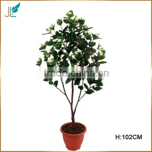 High Simulation Potted Hydrangea Flower Tree Bonsai Tree for Sale thumbnail-4