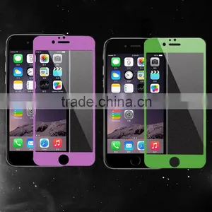 High Quality Color Tempered Glass Screen Protector for Iphone 5 Silk Printed Colored Tempered Glass for Iphone thumbnail-6