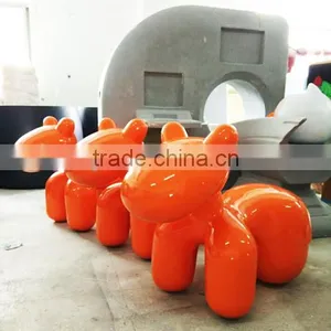 Outdoor Cartoon Park Sculpture, Large Balloon Dog thumbnail-1