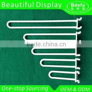 U-shaped Double Plastic Wires Paperboard Hanging Display Hook thumbnail-1