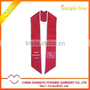 Hot Sell Trimming Imprinted Graduation Stole/Sashes thumbnail-1