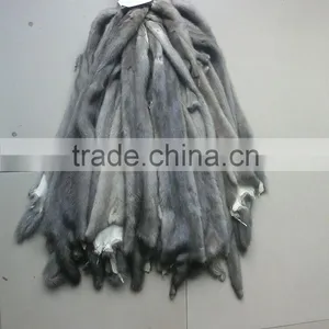Factory Direct Black Color Sable Fur Skin / Real Tan Mink Fur Skin thumbnail-5