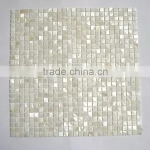 300*300mm Brick Tile Chinese Frshwater Shell Mosaic for Wall Decor thumbnail-1