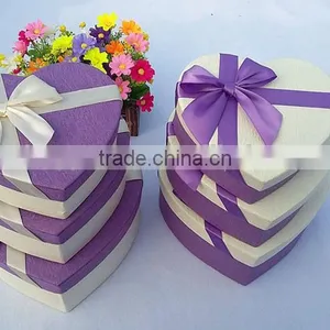 Design Lovely Art Paper Empty Heart Shape Widding Box Gift Box With Good Price thumbnail-5