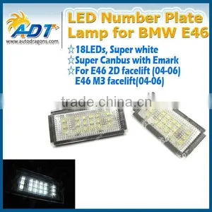 Canbus Error Free License Plate Lamp for BM-W E46 Series Facelift thumbnail-1