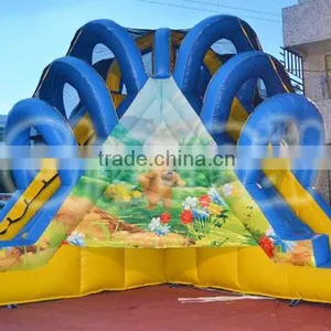 Amazing Four Directions Inflatable Dry Slide thumbnail-2