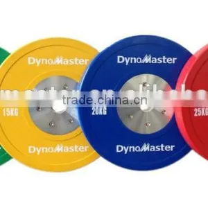 Colorful Crossfit 100% Rubber Olympic Bumper Plates thumbnail-1