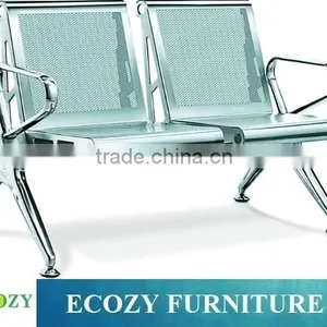 Modern Stainless Steel Chair Furniture for Waiting Room, Reception Room thumbnail-1