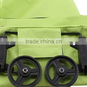 Wholesale Cheap Shoulder Handled Portable Pooh Vegetable Shopping Trolley Bag thumbnail-5