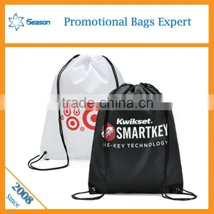 2016 New Design Polyester Drawstring Bag Cord Wholesale Drawstring Backpack thumbnail-3