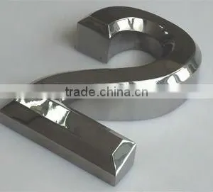 Trapezium Stainless Reverse Channel Letters thumbnail-1