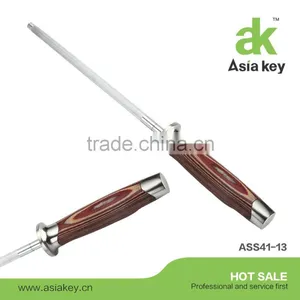 7" Stainless Steel Sharpening Steel for Kitchen Knife Sharpener thumbnail-1