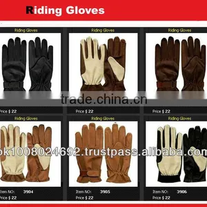 Riding Glove Premium Leather Full Finger Riding Glove thumbnail-1