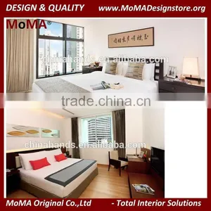 (MA2603H) Chinese Style Antique Hotel Furniture Hotel Bedroom Design thumbnail-1