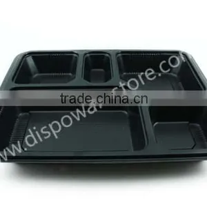Disposable PS Three Compartments Plastic Plates thumbnail-1