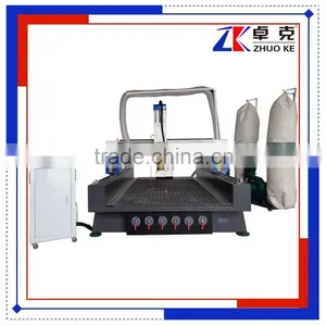 Stepper Motor CNC Engraving Machine For Wood 1325 Engraver ZKM-1325 With Dust Collector Vacuum Table thumbnail-1