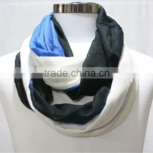 Block Dye Large Shaded Loop Scarves Infinity Scarves thumbnail-1