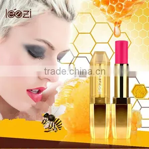 Wholesale Best Selling Fahsion Design Golden Tube Cosmetics Naked Natural Long Lasting Rose Red Lipstick thumbnail-6