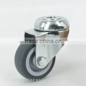 2" TPR Caster With Bolt Hole, 50mm TPR Light Duty Caster thumbnail-1