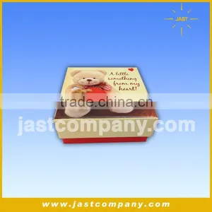 Large Cute Bear Chocolate Gift Boxes With Sound and Full Color, Different Size and Shap Paper Box Supplier thumbnail-1