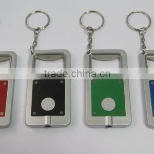 Plastic Keychain Light With Opener thumbnail-1