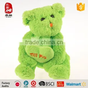 Custom Bear Toy With Love Heart Valentine's Gift Romantic Teddy Bear thumbnail-1