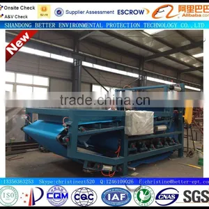 Belt Filter Press for Sludge Dewatering/dehydration in Coal Industry/domestic Wastewater thumbnail-1