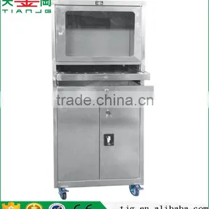 Taiwan TJG Network Metal Box Cabinet Popular Office With Operation Button Equipment Cabinet For Computer Screen And Host thumbnail-6