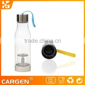 OEM Clear Plastic Sport Tea Filter Water Bottle thumbnail-6