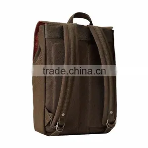 Cotton Canvas Laptop Backpack thumbnail-2