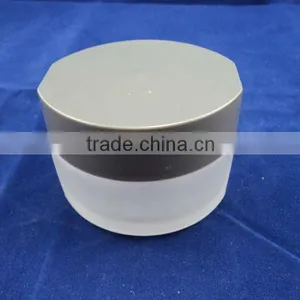 50ml Frosted Glass Cosmetic Packaging With Stopper thumbnail-1