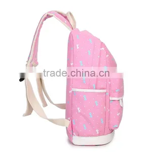 Canvas Young School Bag, 3pcs School Bag Set thumbnail-5