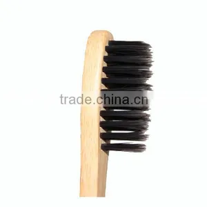 Children Biodegradable Bamboo Toothbrush With Soft Smooth Handle thumbnail-5