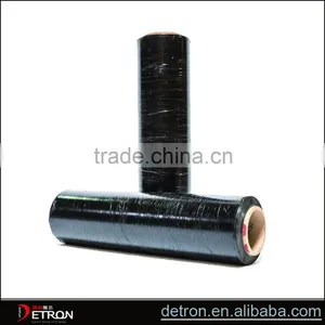 Factory Direct High Quality Stretch Plastic Wrap Black Hand Stretch Wrap Film thumbnail-1