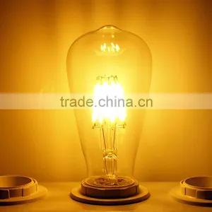 Dimmable Led Filament Bulb G80 G125 ST64 T30 T45 C35 2W 4W 6W 8W E26 E27 110V 220V thumbnail-4