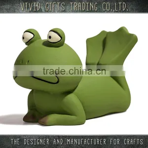 Ceramic or Porcelain New Design Sitting and Grovel Frog Garden Decoration thumbnail-2