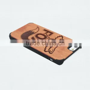 For Iphone 6 Wholesale Cell Phone Case Wood + pc With Laser Engrave Dragon and Fox thumbnail-5